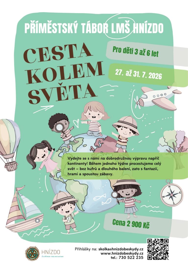 Příměstský tábor Cesta kolem světa